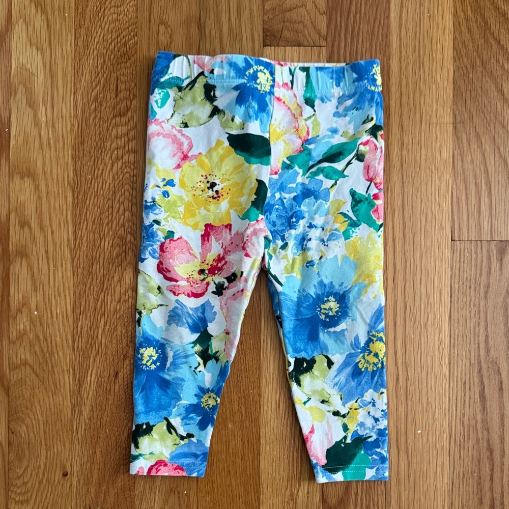 Ralph Lauren Multicolor Floral Kids Leggings